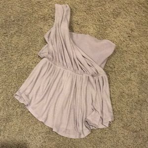 Free People one shoulder top